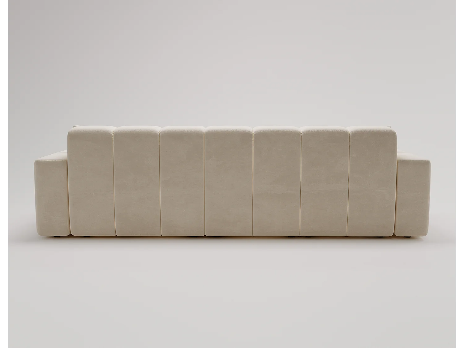 Emporius Miral Droit Canapé d'angle 265 cm - Sofa, Canapé  4 Places,  Canapé d'angle Beige (Komodo 11)
