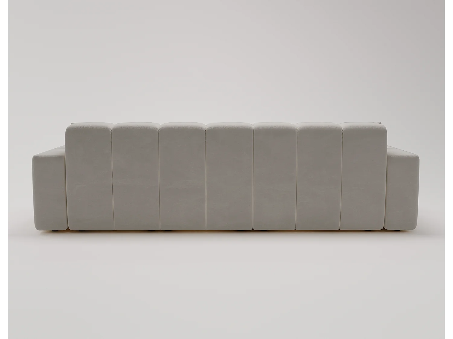 Emporius Miral links Hoekbank in L-vorm - sofa 265 cm, woonkamerbank, hoekbank lichtgrijs (Komodo 20)