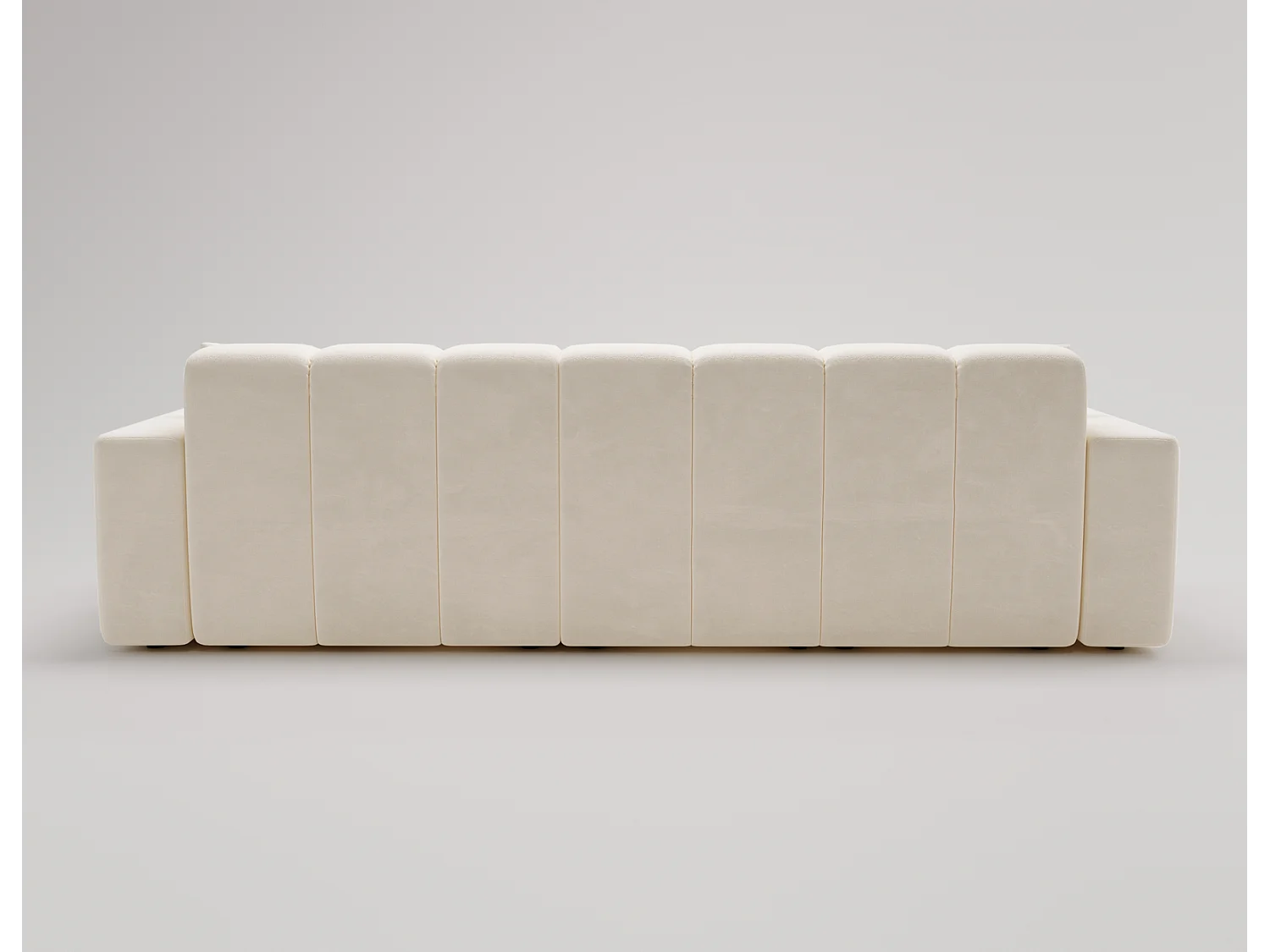 Emporius Miral rechts Hoekbank in L-vorm - sofa 265 cm, woonkamerbank, hoekbank crème (Komodo 10)