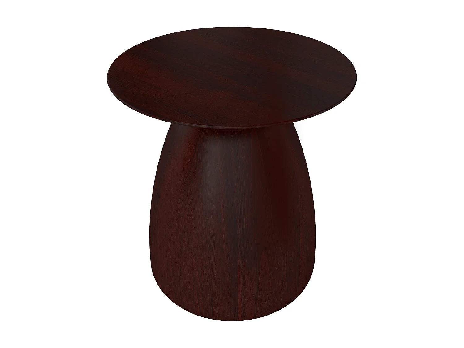 Stolik drewniany różne kolory Kayani Baobab 34, śr. 32,5 cm, palisander