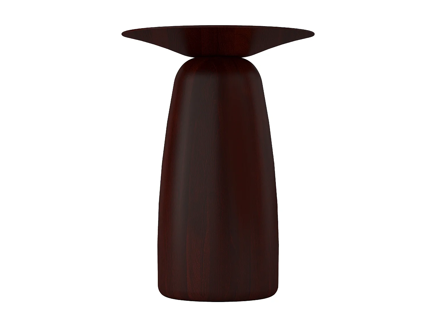 Stolik drewniany różne kolory Kayani Baobab 44, śr. 32,5 cm, palisander