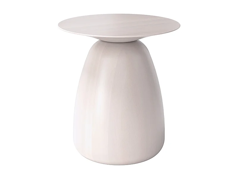 Table d'appoint / Table de nuit en bois de hêtre Kayani Baobab34, hauteur 34 cm / Naturelle