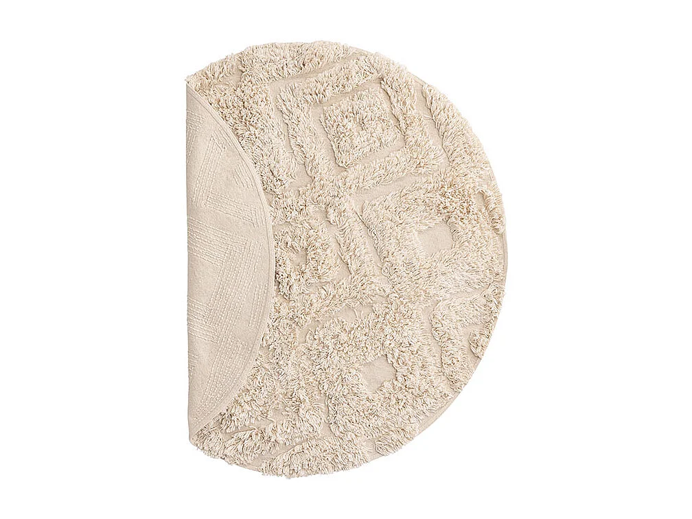 Hilma badmat Ø60cm offwhite.