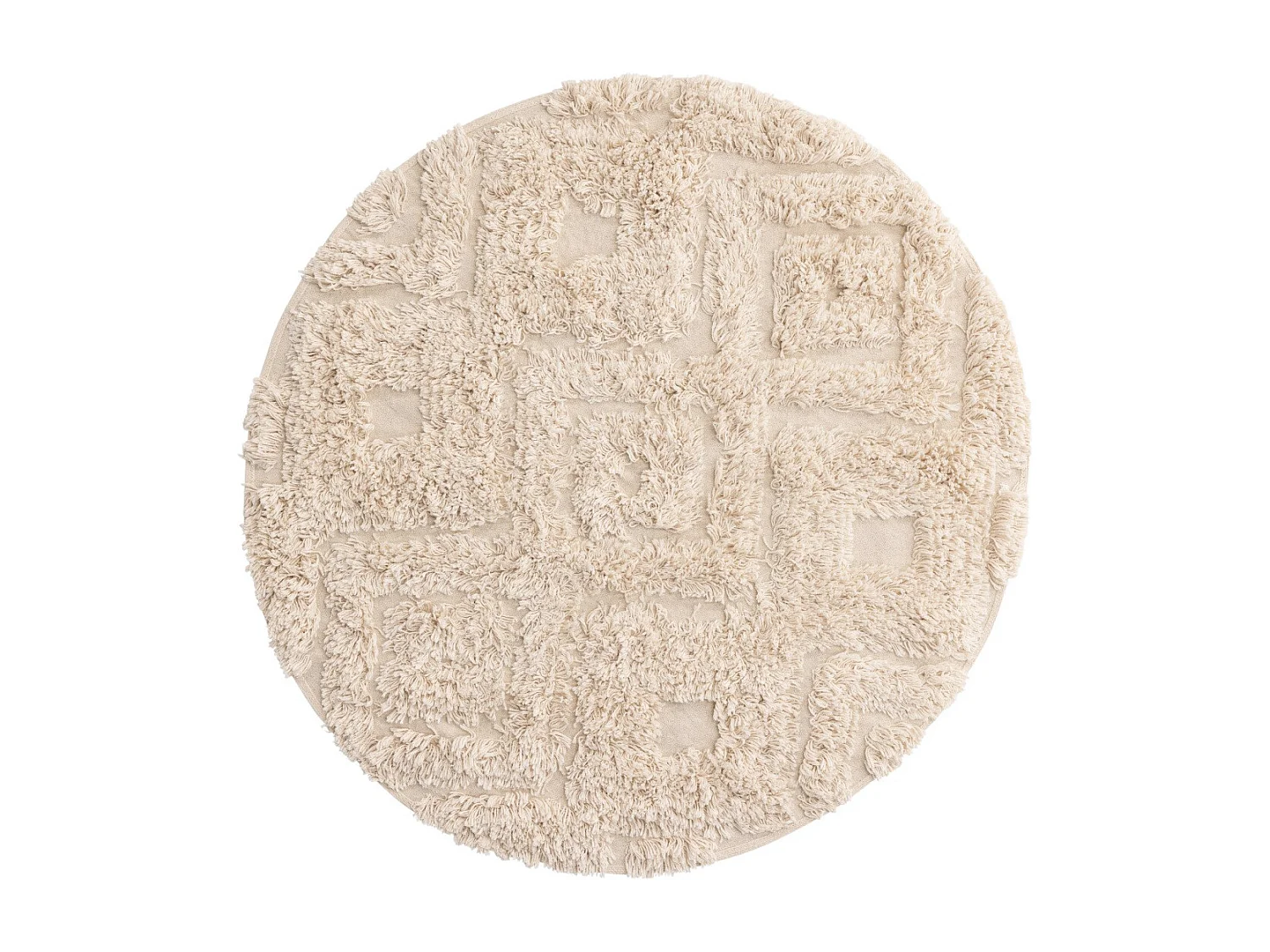 Tappetino da bagno Hilma Ø60 cm bianco sporco.