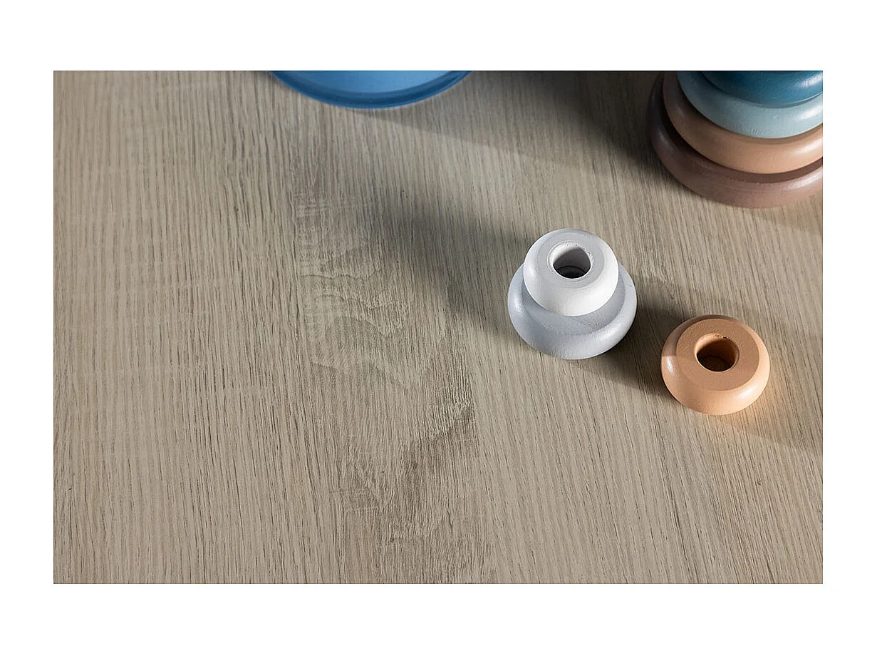 Table & 2 Tabourets Enfant "Kids" 60cm Naturel