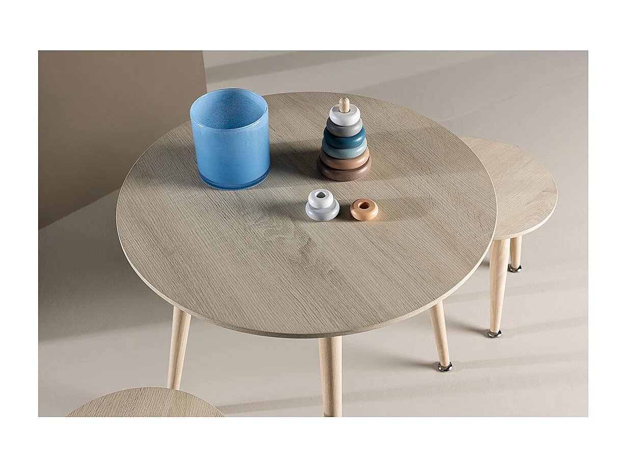 Kids eethoek voor kinderen 1 tafel, 2 krukjes whitewash.