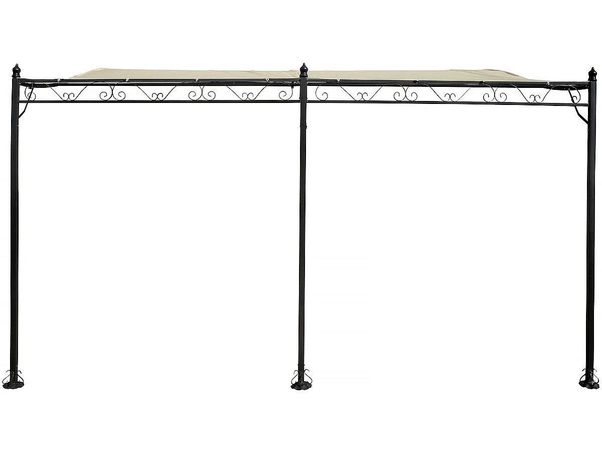 Altana metalowa - 3 x 4 m - Beżowy