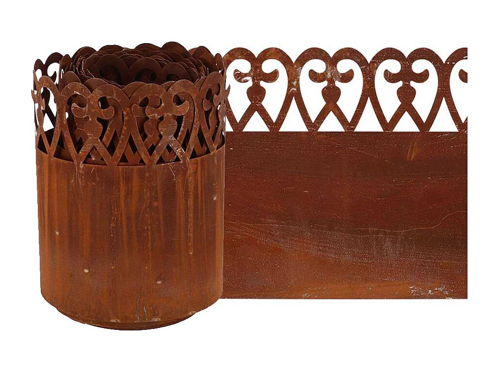 Bordure de pelouse en acier 480 x 20 cm Volute