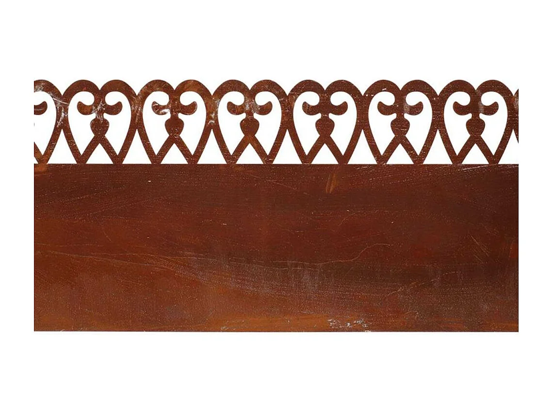 Bordure de pelouse en acier 480 x 20 cm Volute