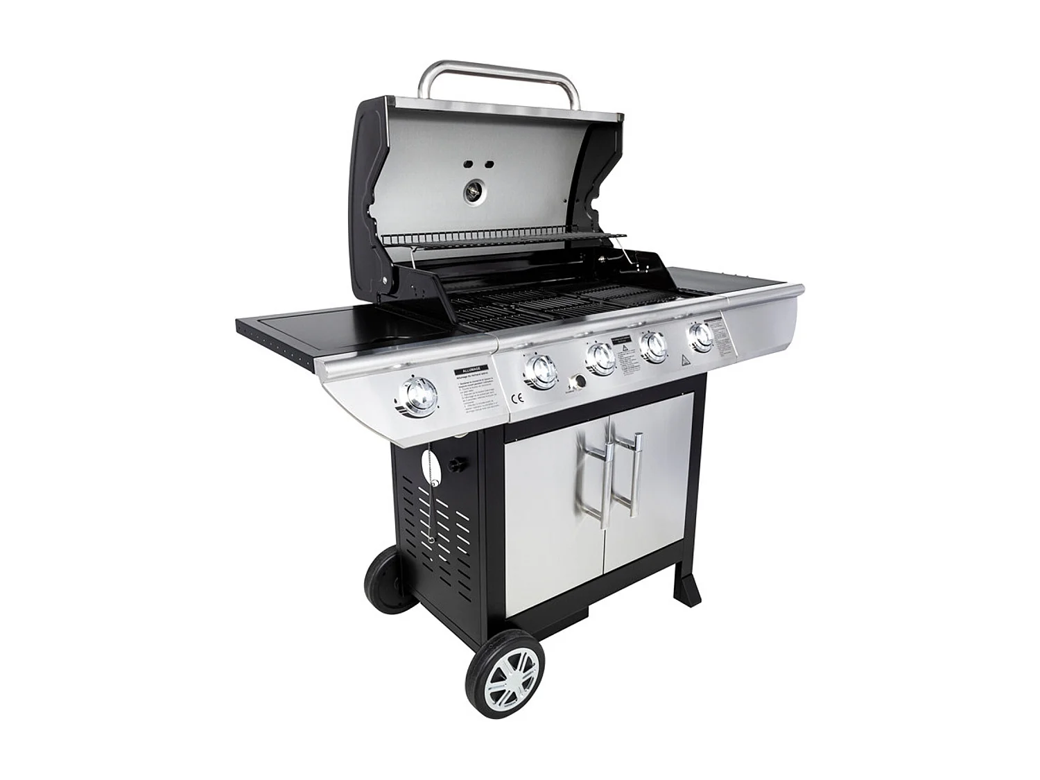 Gasbarbecue BRISBANE - 4 branders 14kW + kookplaat