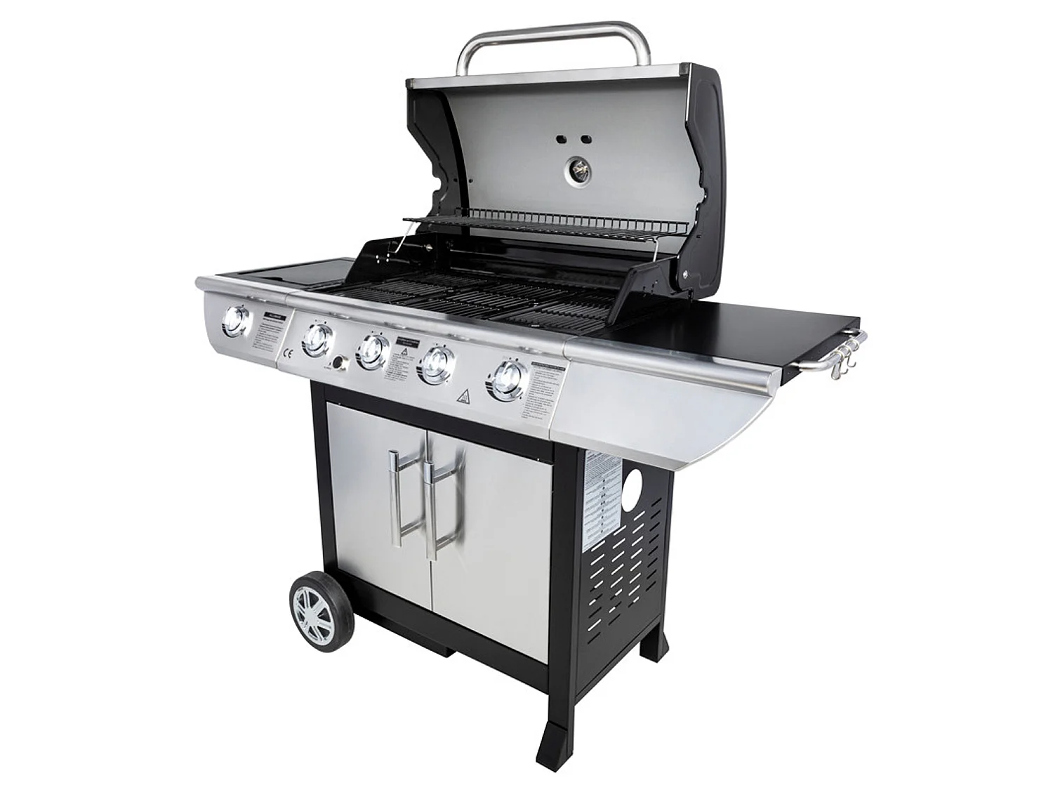Barbecue au gaz BRISBANE - 4 brûleurs 14kW + plaque de cuisson - SOMAGIC