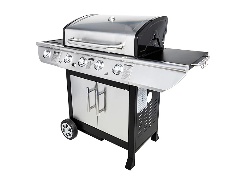 Gasbarbecue BRISBANE - 4 branders 14kW + kookplaat