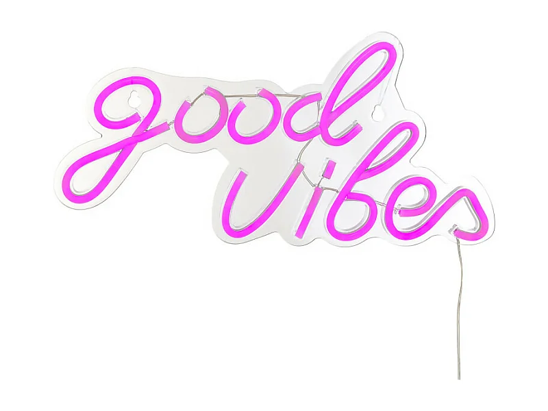 Neón LED de pared "Good Vibes