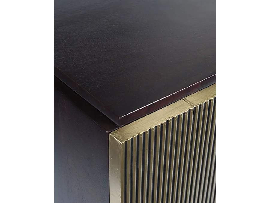 Moon- Grand buffet finition laiton vieilli 150 cm