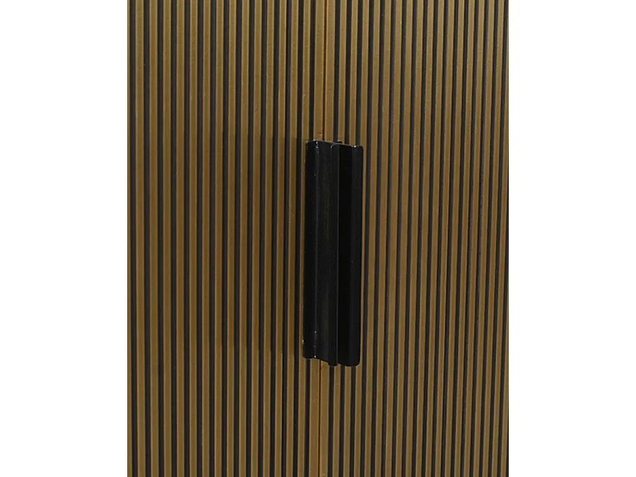 Moon - Meuble bar finition laiton vieilli