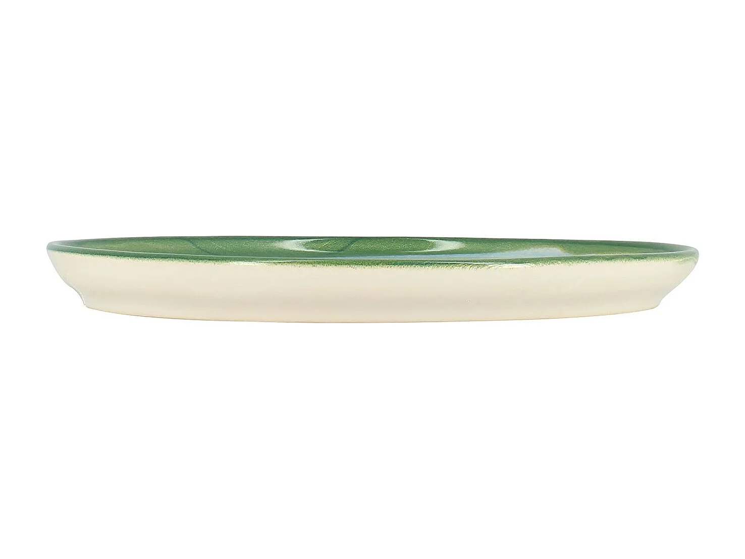 Novastyl - Lot6 Assiettes A Dessert Capria 21cm En Faience Vert