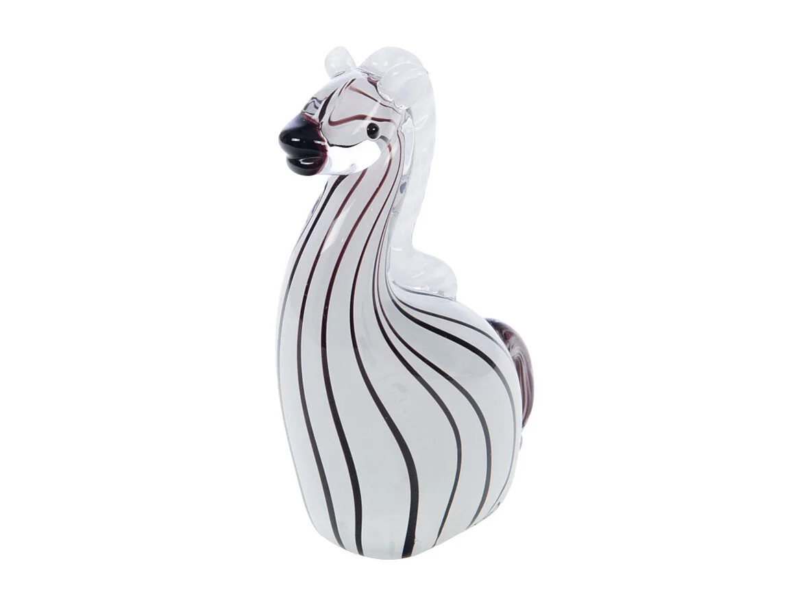 Zèbre Amandine sulfure H16 cm