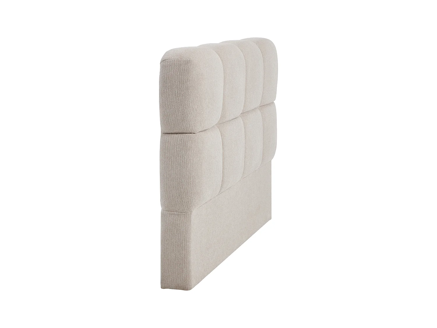 Tête de lit 160 cm - Tissu texturé - Beige - DAMADO de Pascal Morabito