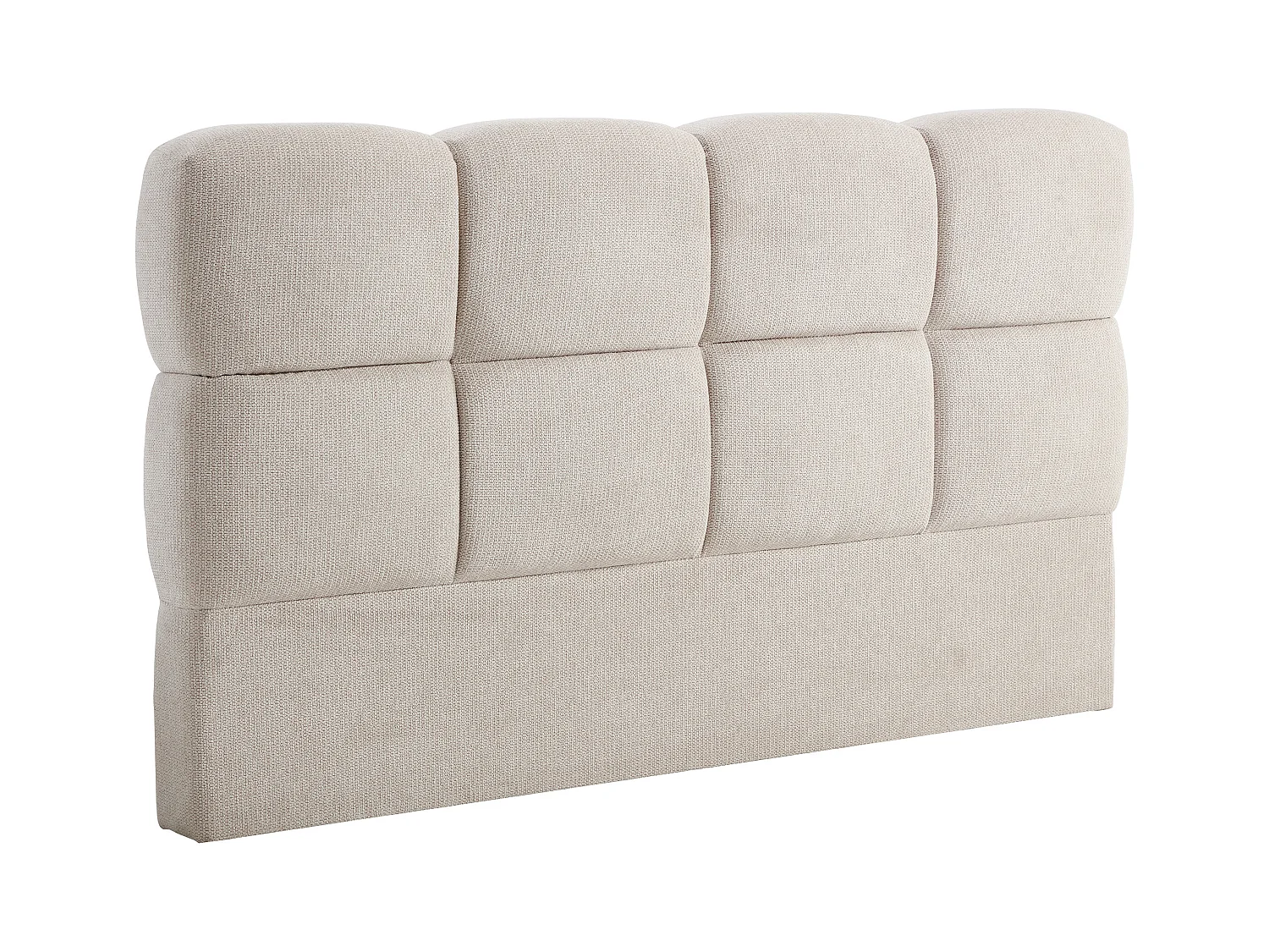 Tête de lit 180 cm - Tissu texturé - Beige - DAMADO de Pascal Morabito