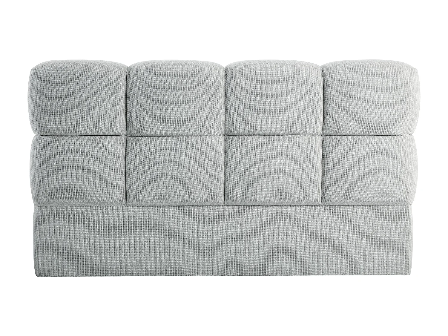 Tête de lit 140 cm - Tissu texturé - Gris clair - DAMADO de Pascal Morabito