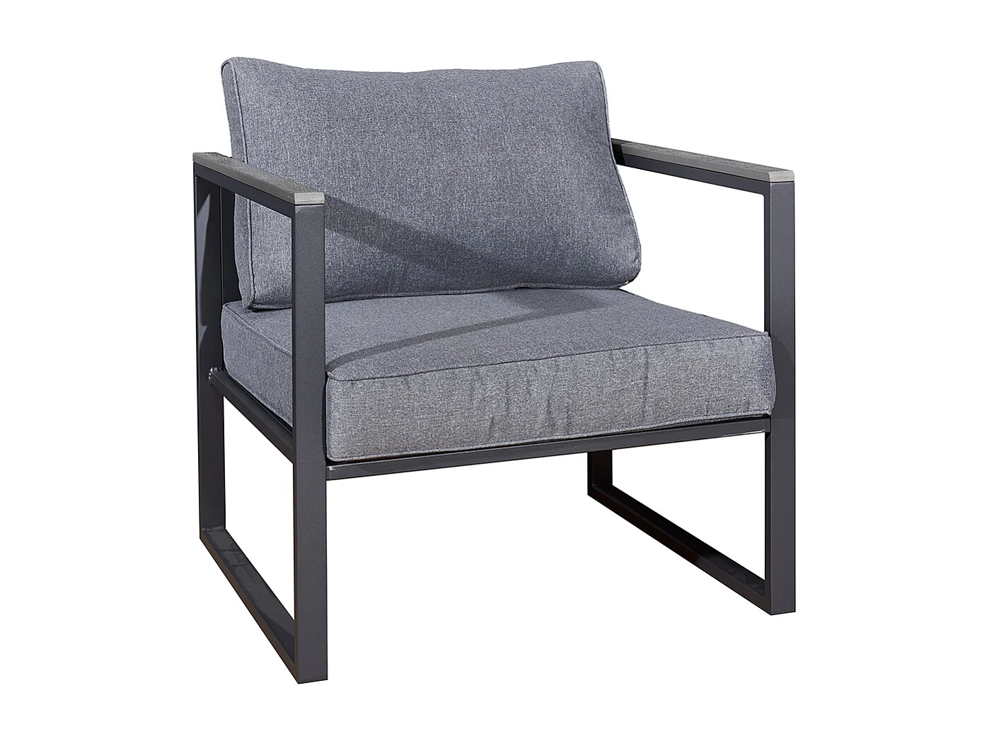 Salon de jardin 3 personnes Sevilla Gris