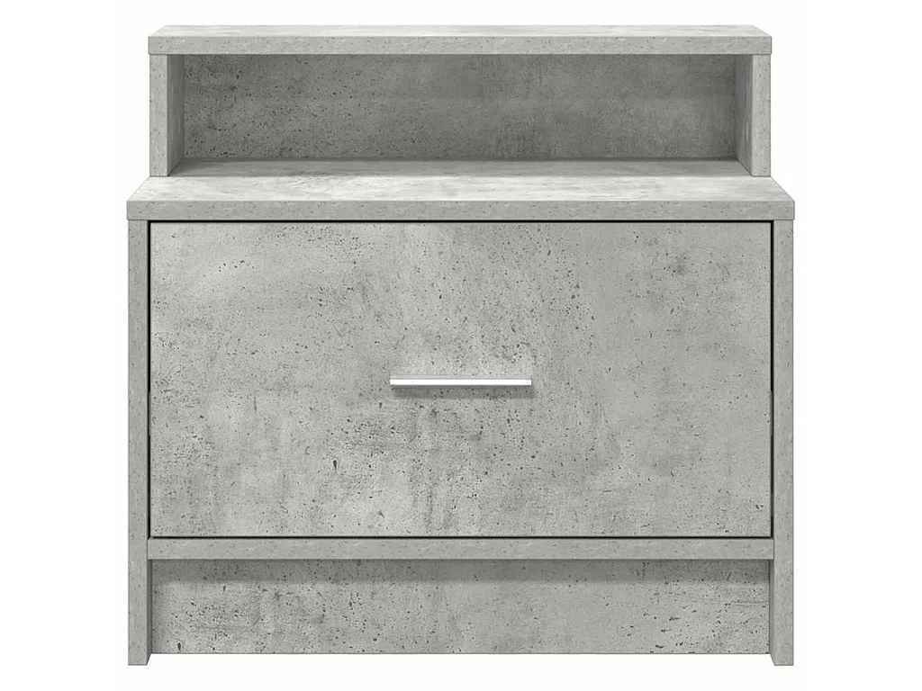 Nachtkastjes 2 st met lade 51x31x47 cm betongrijs