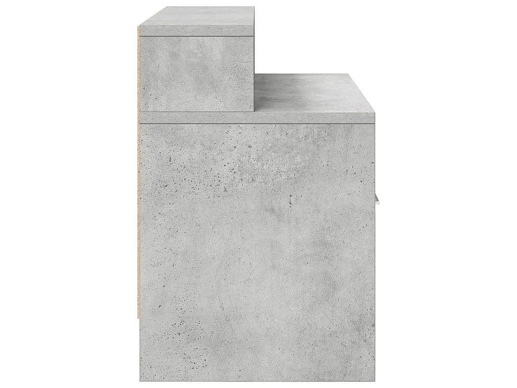 Nachtkastjes 2 st met lade 51x31x47 cm betongrijs