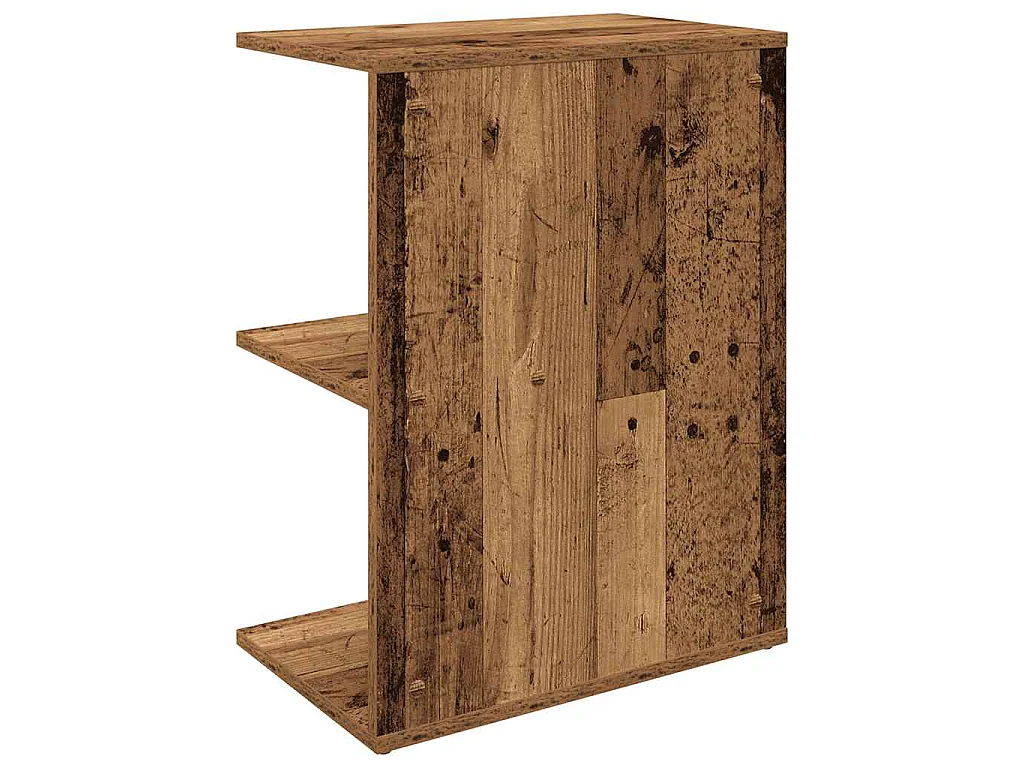 Tables de chevet 2 pcs vieux bois 46,5x29x61 cm bois ingénierie