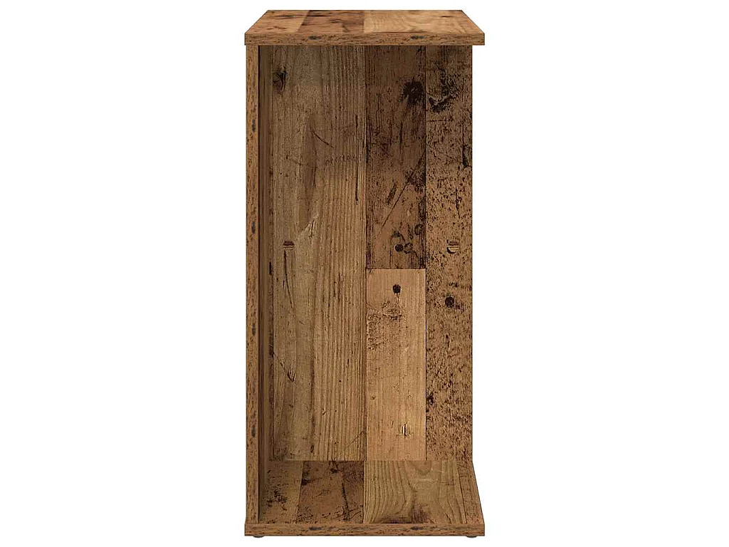Tables de chevet 2 pcs vieux bois 46,5x29x61 cm bois ingénierie