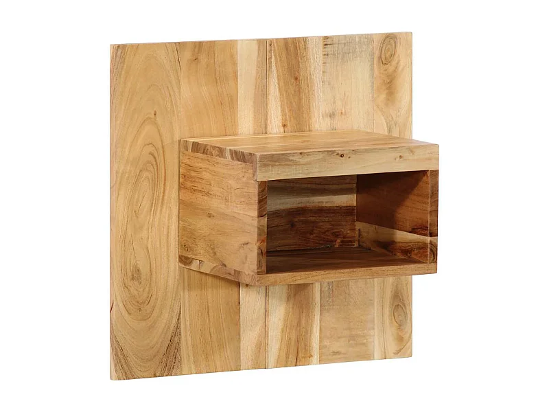 Mesa de cabeceira 50x27x50 cm madeira de acácia maciça