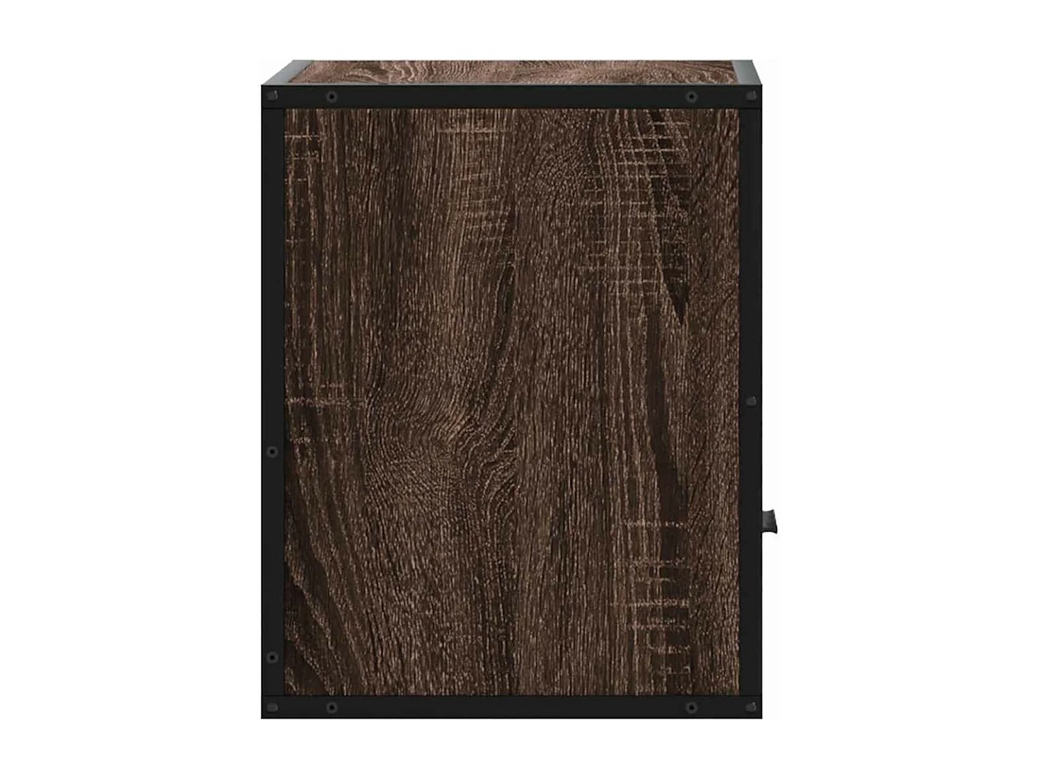 Table de chevet murale chêne marron 40x31x39,5 cm