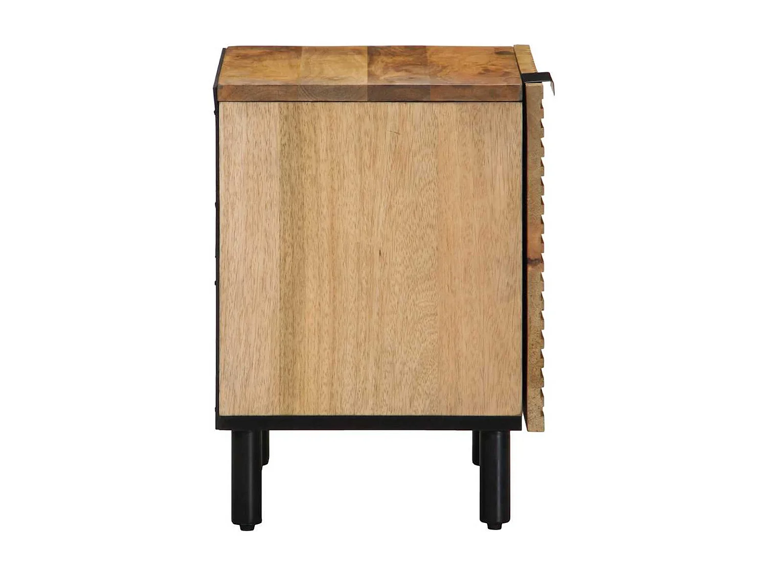 Tables de chevet 2 pcs 40x33x46 cm bois de manguier solide