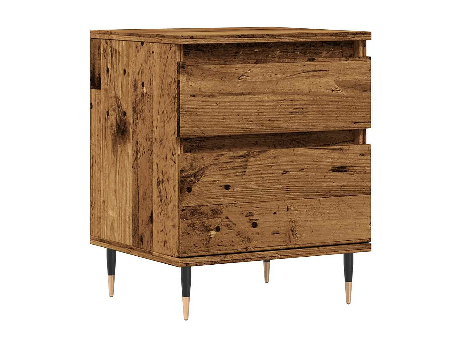 Nachttisch Altholz-Optik 40x35x50 cm Holzwerkstoff