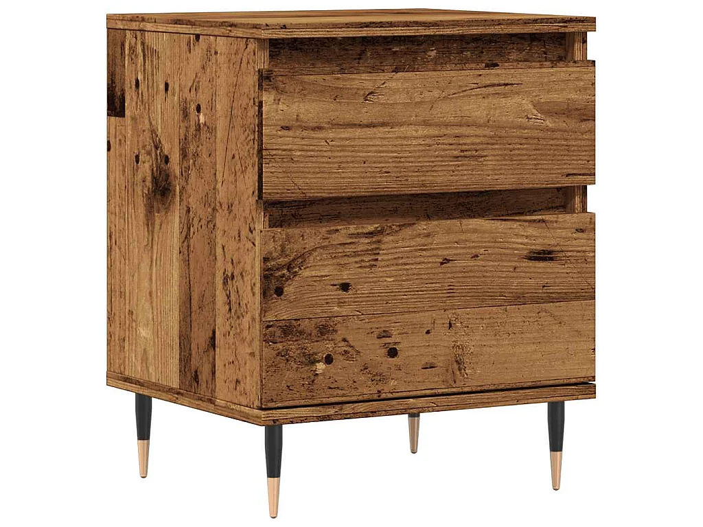 Nachttisch Altholz-Optik 40x35x50 cm Holzwerkstoff