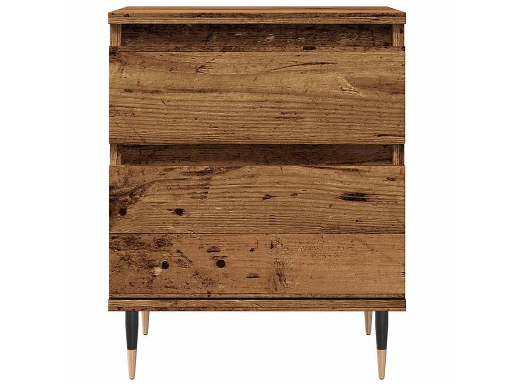 Nachttisch Altholz-Optik 40x35x50 cm Holzwerkstoff