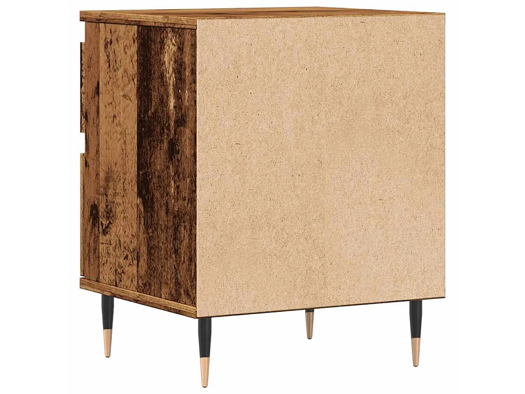 Nachttisch Altholz-Optik 40x35x50 cm Holzwerkstoff