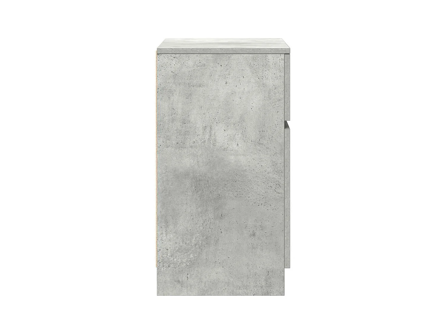 Tables de chevet 2 pcs gris béton 39x35x65 cm bois ingénierie