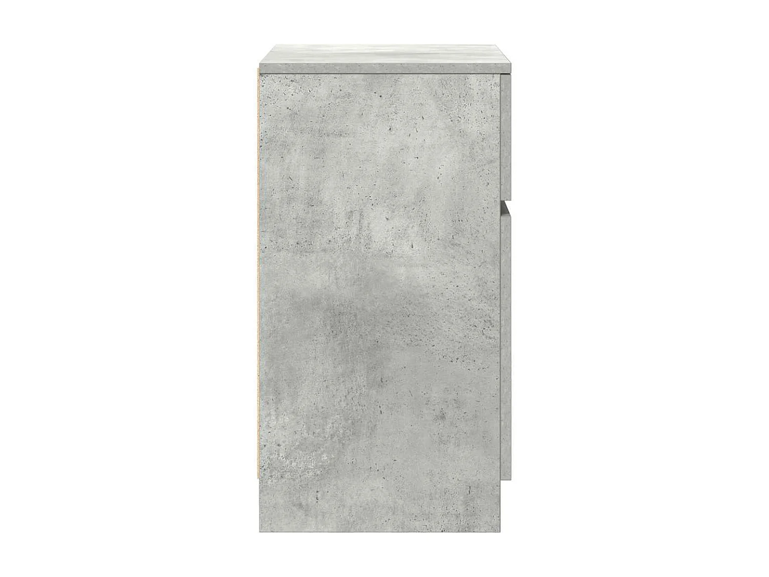 Nachtkastjes 2 st 39x35x65 cm bewerkt hout betongrijs