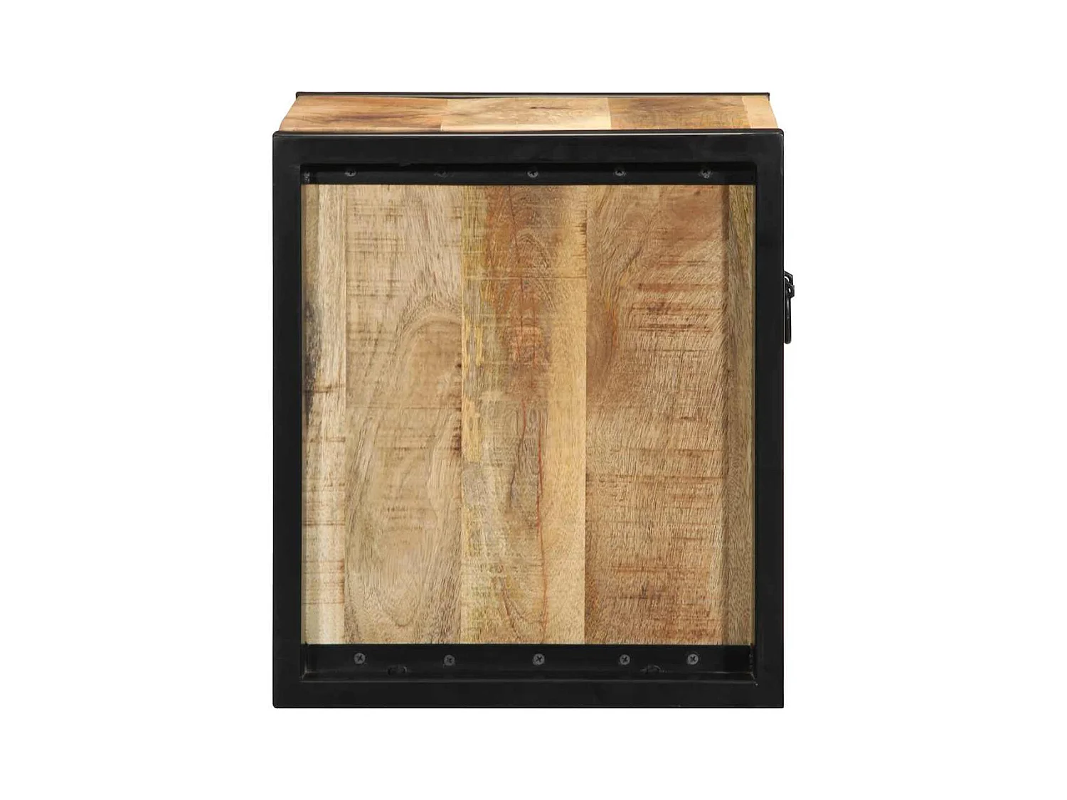 Tables de chevet 2 pcs 40x35x40 cm bois de manguier massif brut