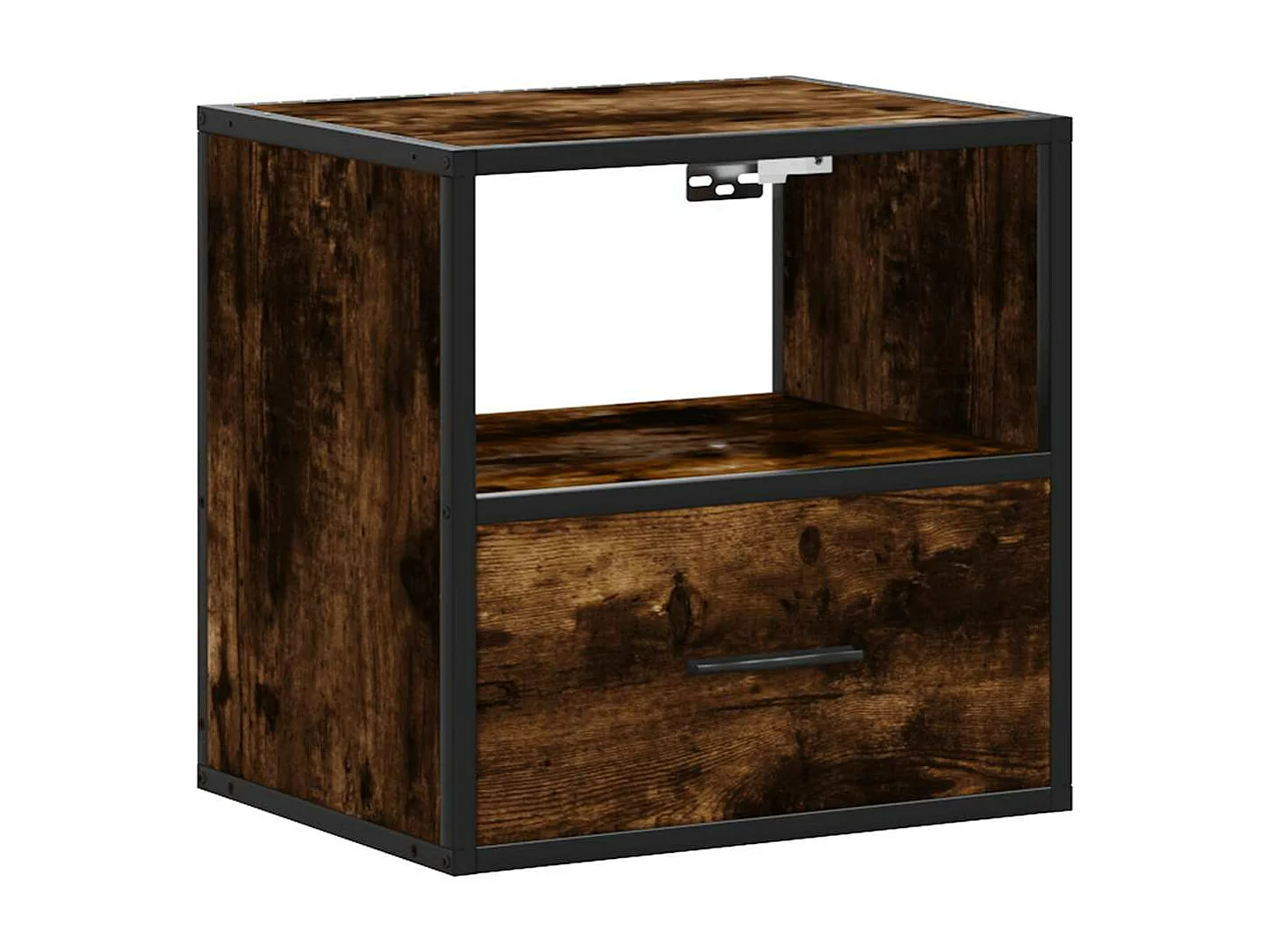 Tables de chevet murales 2 pcs Chêne fumé 40x31x39,5 cm