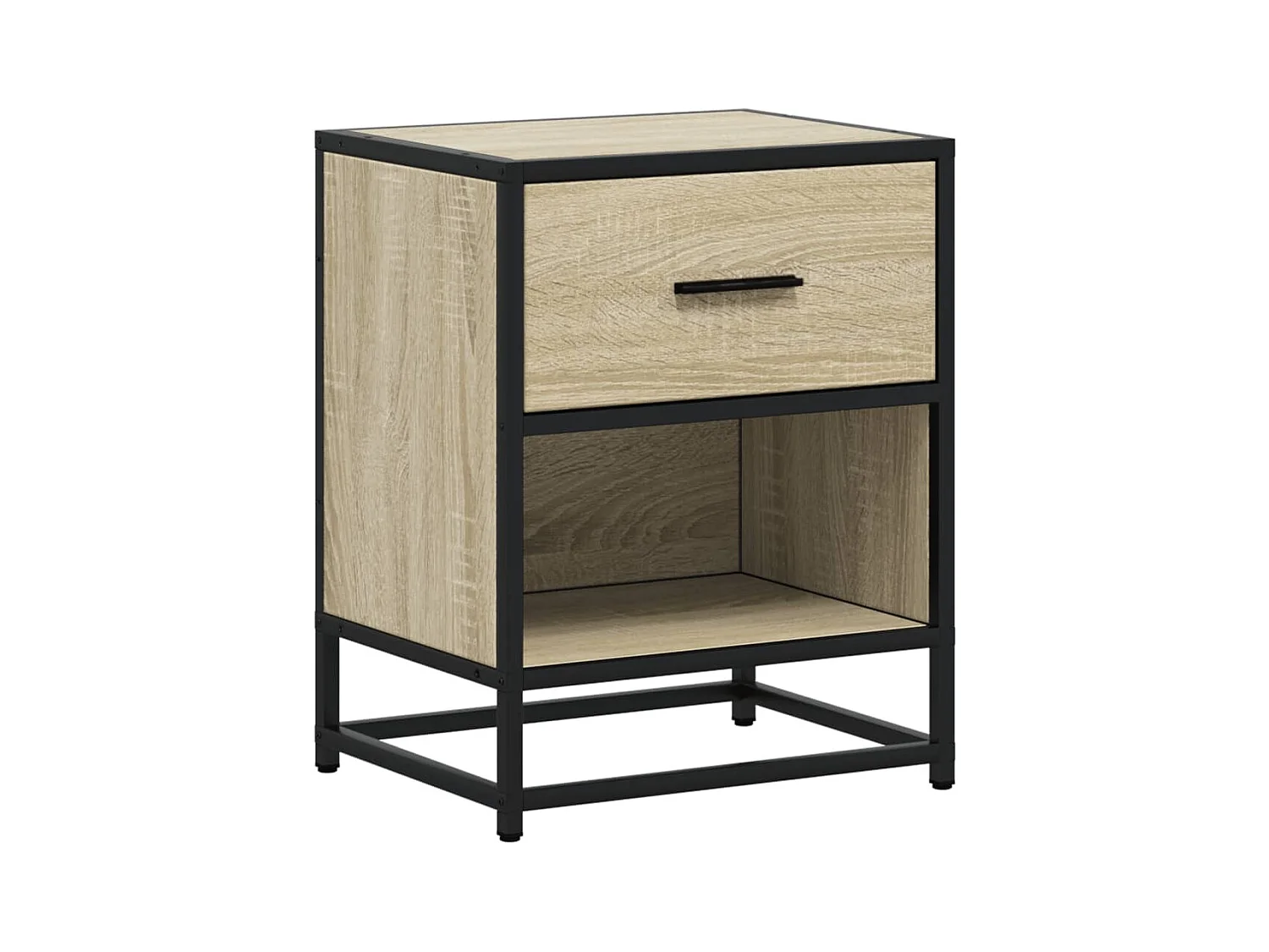 Table de chevet chêne sonoma 40x31x50 cm bois d’ingénierie