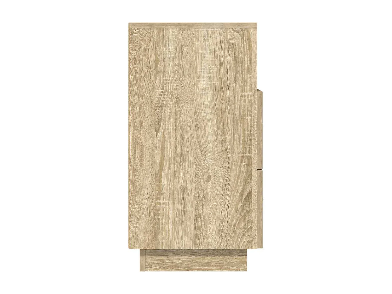 Table de chevet avec 2 tiroirs chêne sonoma 36x36x68 cm