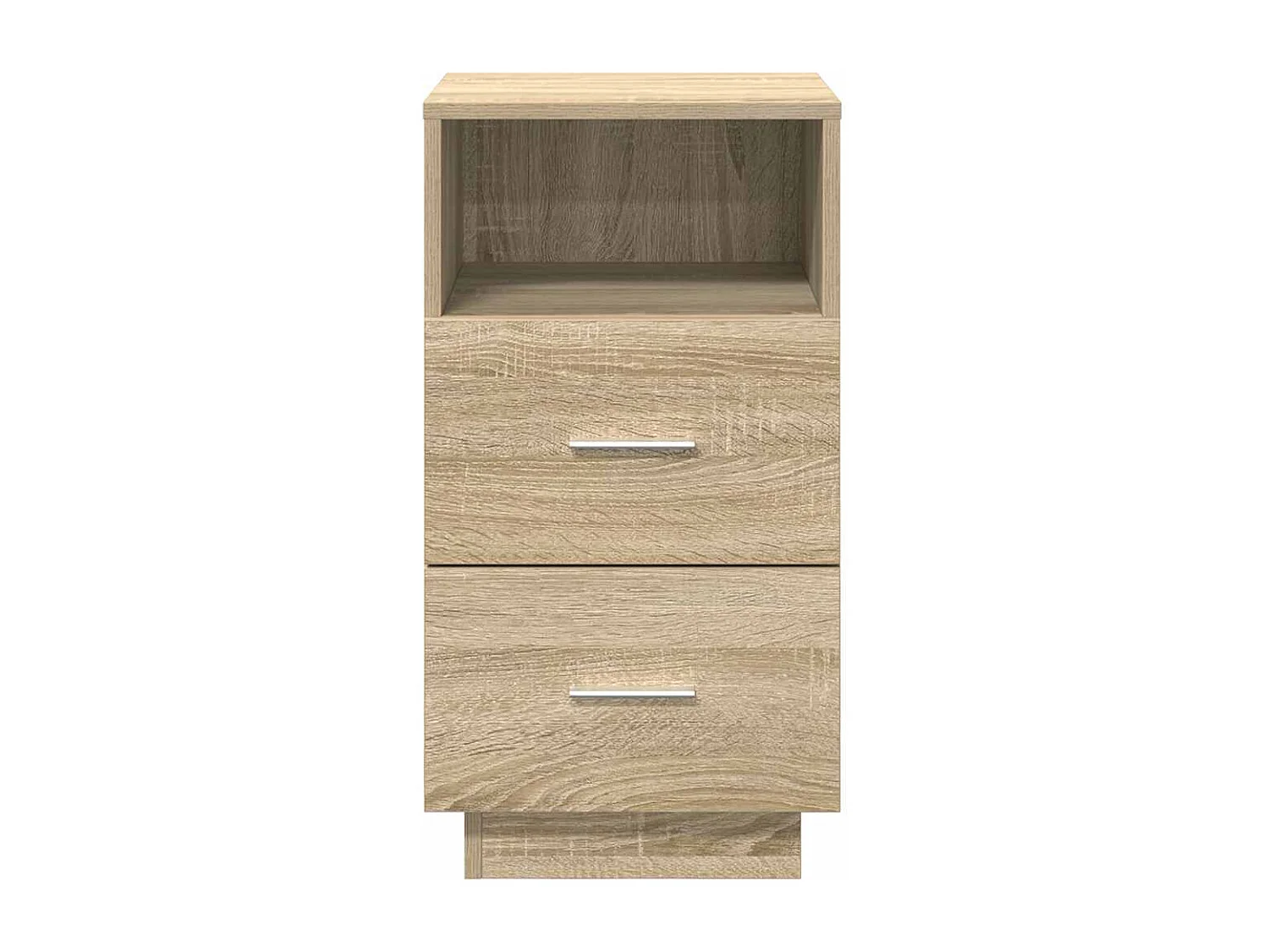 Table de chevet avec 2 tiroirs chêne sonoma 36x36x68 cm