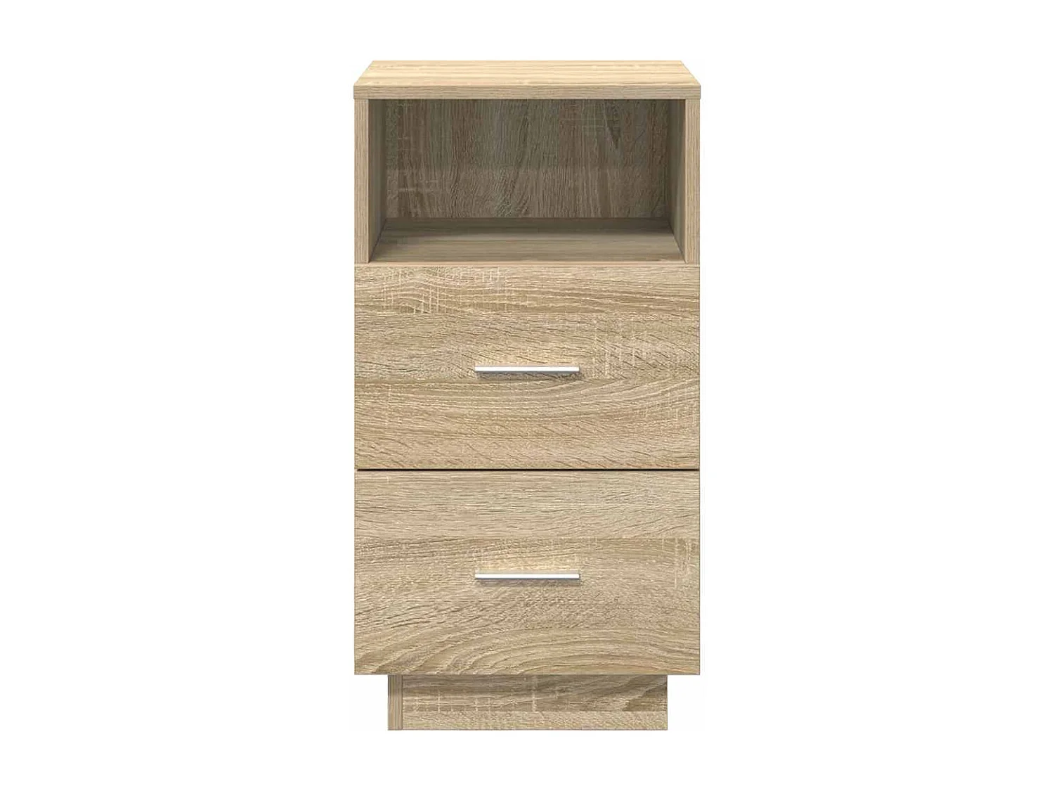 Nachttisch mit 2 Schubladen Sonoma-Eiche 36x36x68 cm