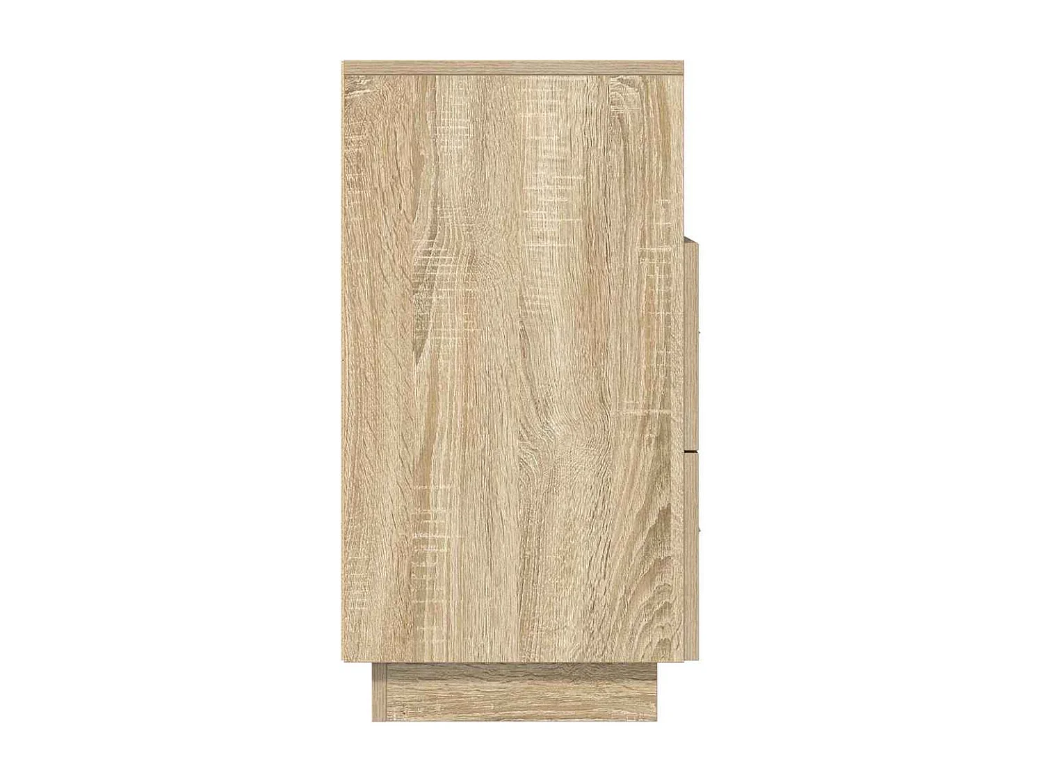 Nachttisch mit 2 Schubladen Sonoma-Eiche 36x36x68 cm