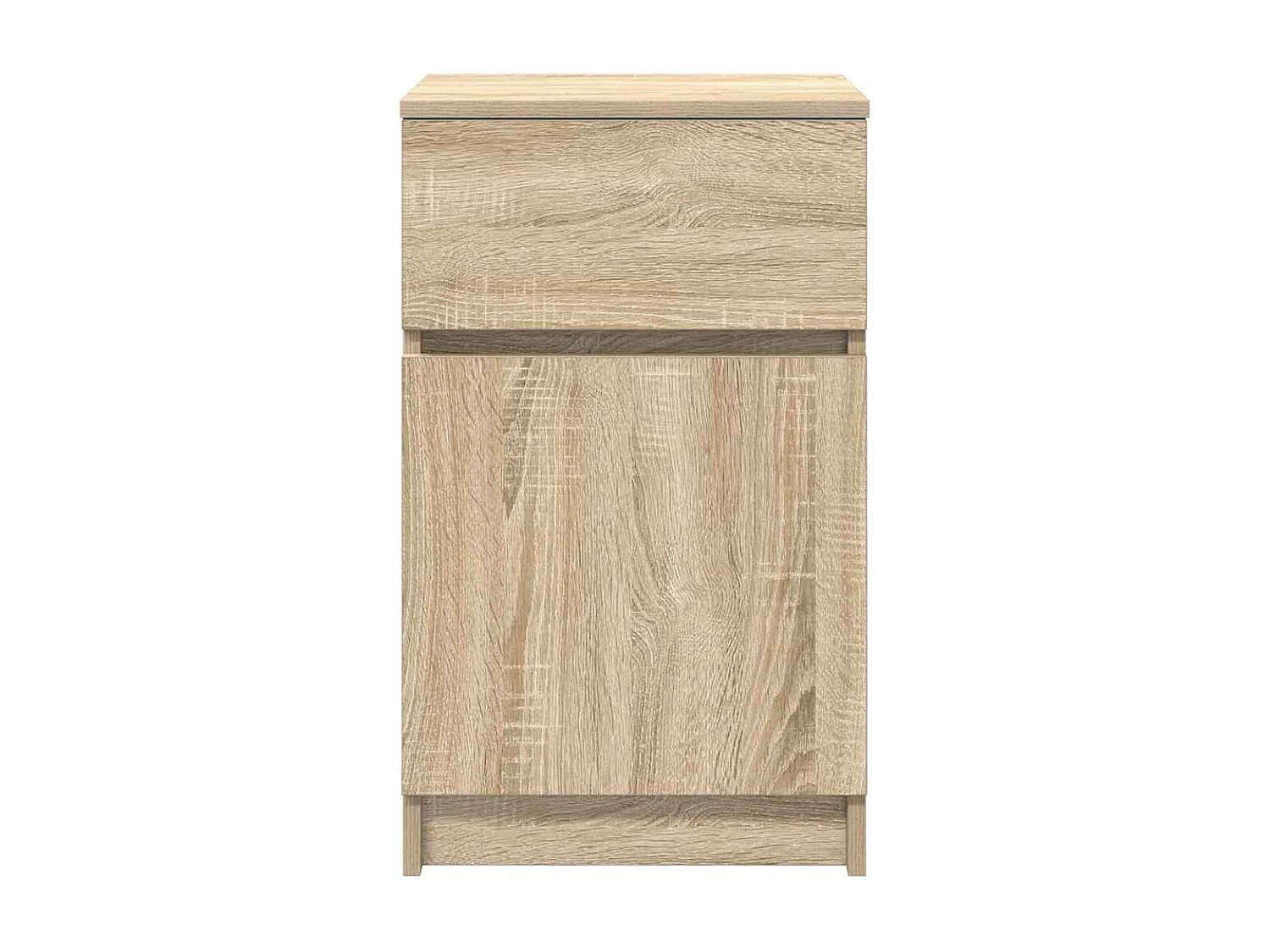 Comodino Rovere Sonoma 39x35x65 cm in Legno Multistrato