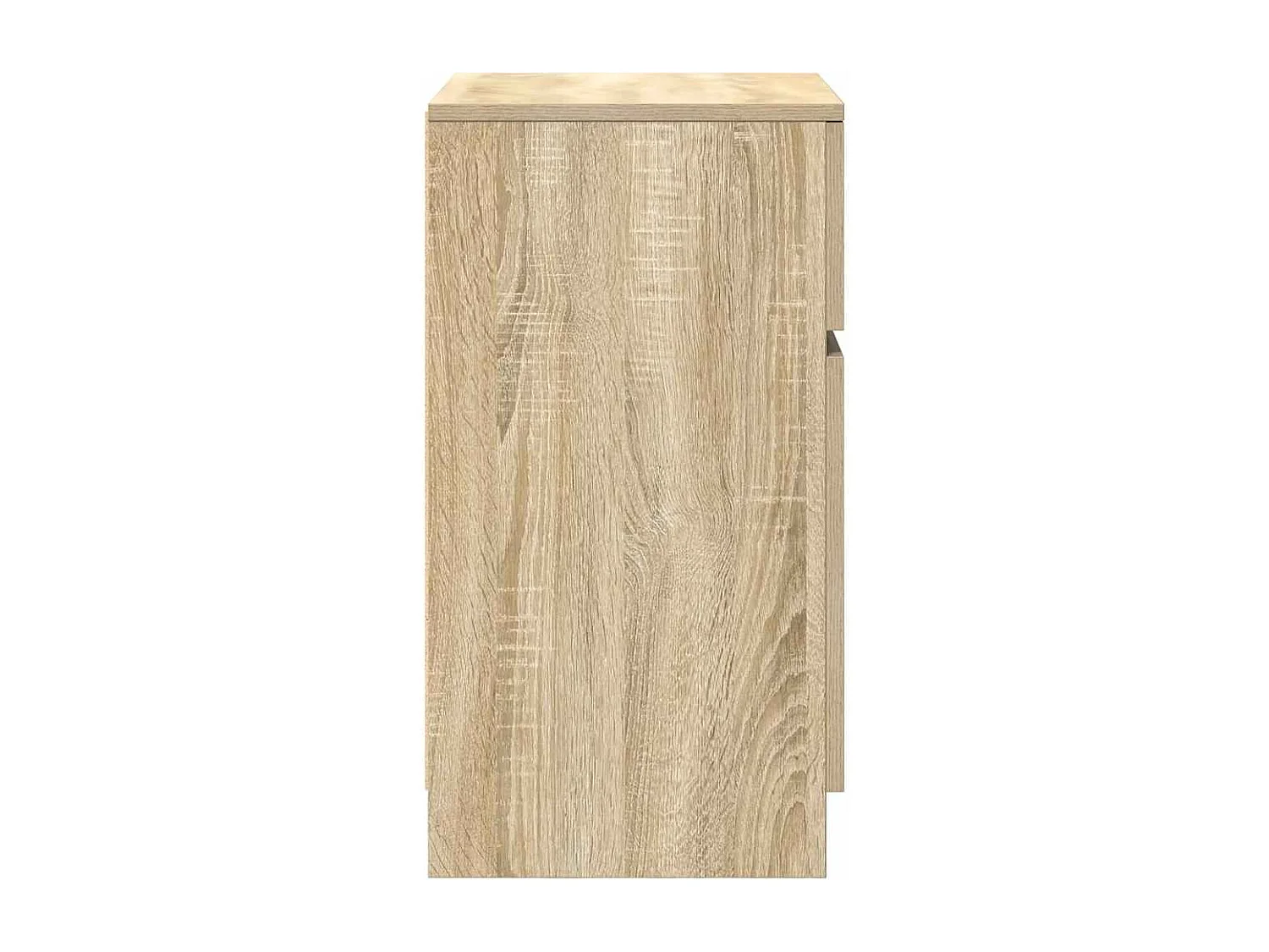 Comodino Rovere Sonoma 39x35x65 cm in Legno Multistrato