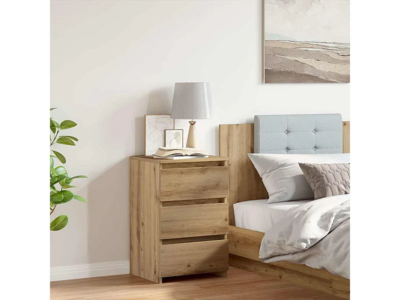 Nachttisch Artisan-Eiche 40x35x62,5 cm Holzwerkstoff