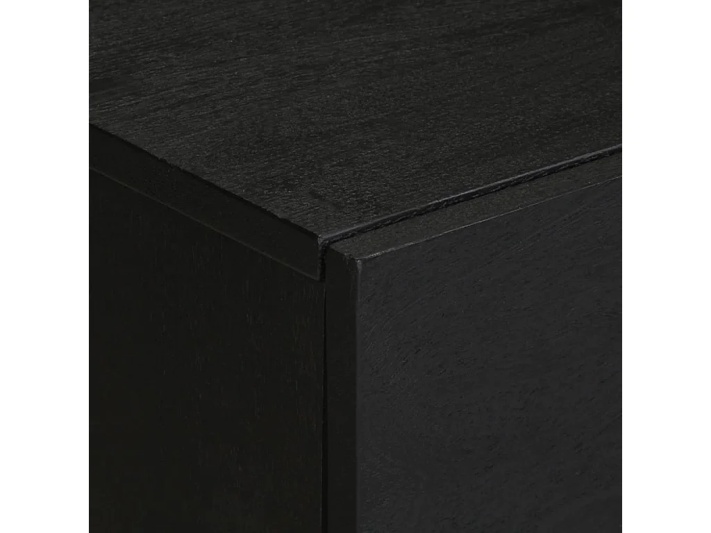 Nachttisch Schwarz 50x33x60 cm Holzwerkstoff