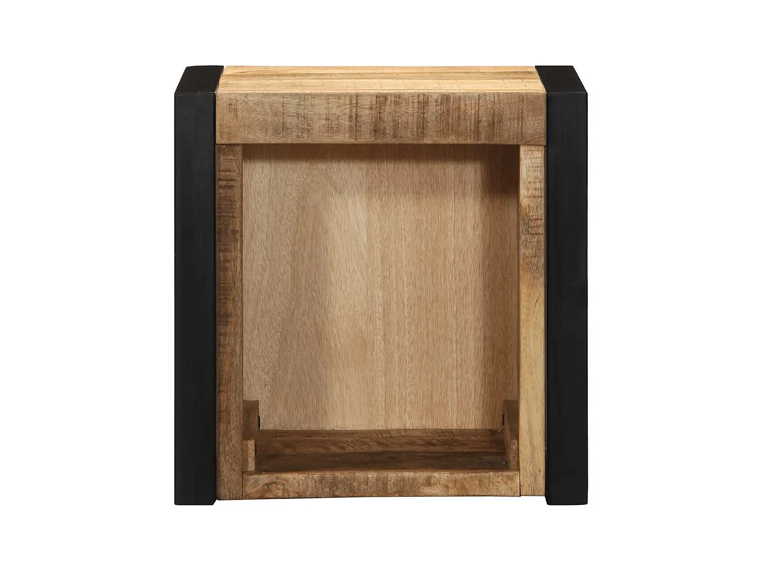 Tables de chevet 2 pcs 40x35x40 cm bois de manguier massif brut